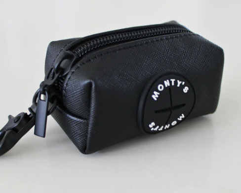 Load image into Gallery viewer, Monty's PU Vegan Leather Poop Bag Dispenser