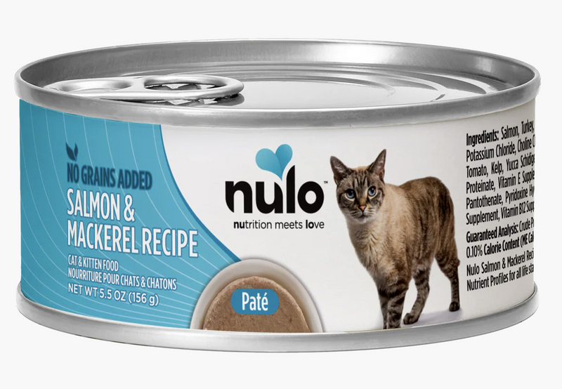 Load image into Gallery viewer, Nulo Cat Salmon & Mackerel Pate Can