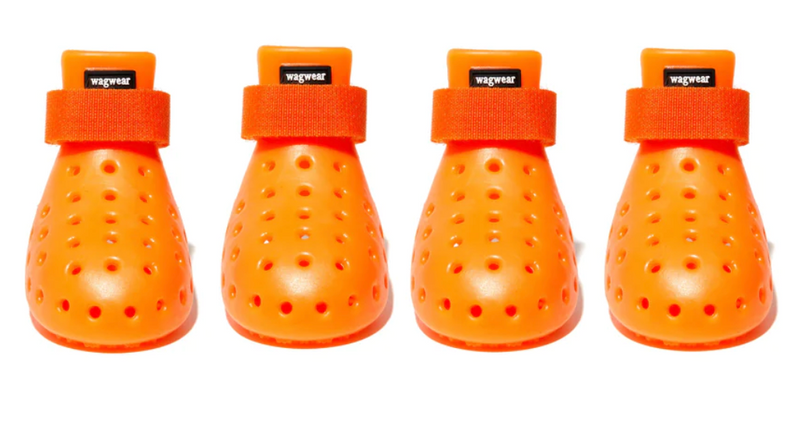 Load image into Gallery viewer, Wagwear WagWellies Mojave Neon Orange