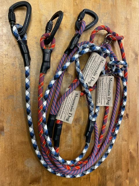 Load image into Gallery viewer, Mountain Dog 7' Carabiner Versatile Standard Leash Assorted Colours