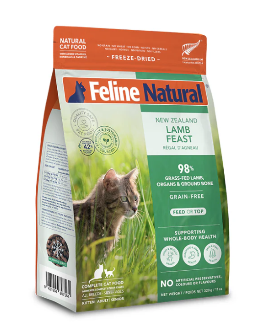 Load image into Gallery viewer, Feline Natural Freeze-Dried Lamb