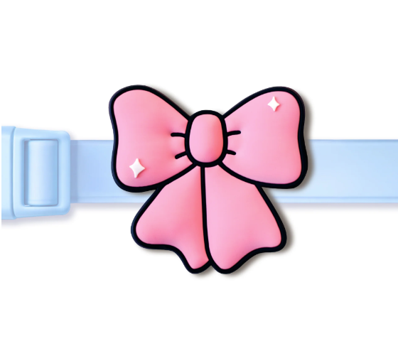 Load image into Gallery viewer, Jiby Dog Charm Pink Ribbon
