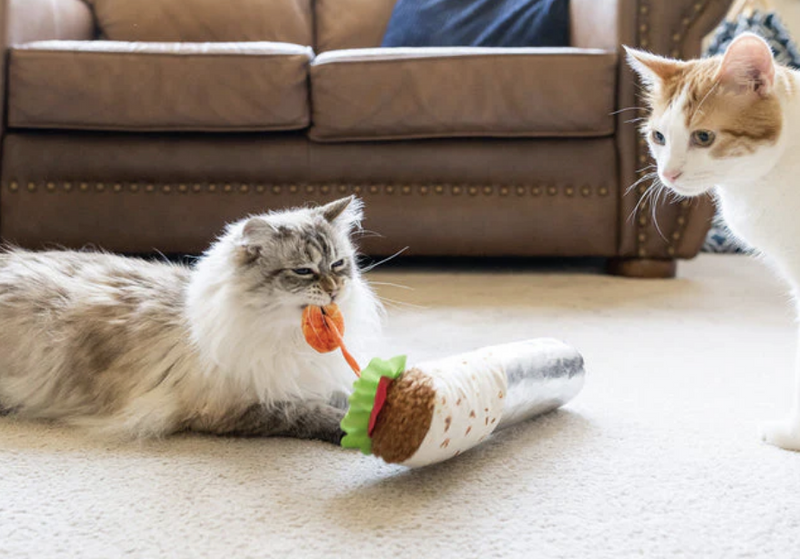 Load image into Gallery viewer, PLAY Catnip Kicker Shrimp Purrito