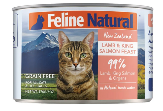 Feline Natural Lamb & Salmon Can 170g