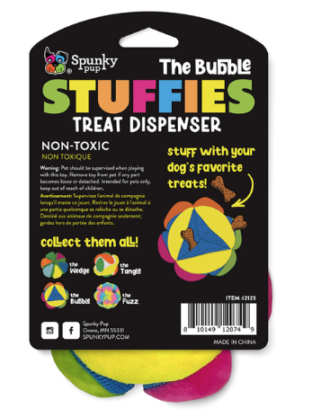 Load image into Gallery viewer, Spunky Pup Stuffies Treat Dispensing The Bubble - Discover Dogs