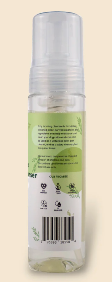 Load image into Gallery viewer, Drby Pet Co Rinse-Free Foaming Cleanser Rosemary