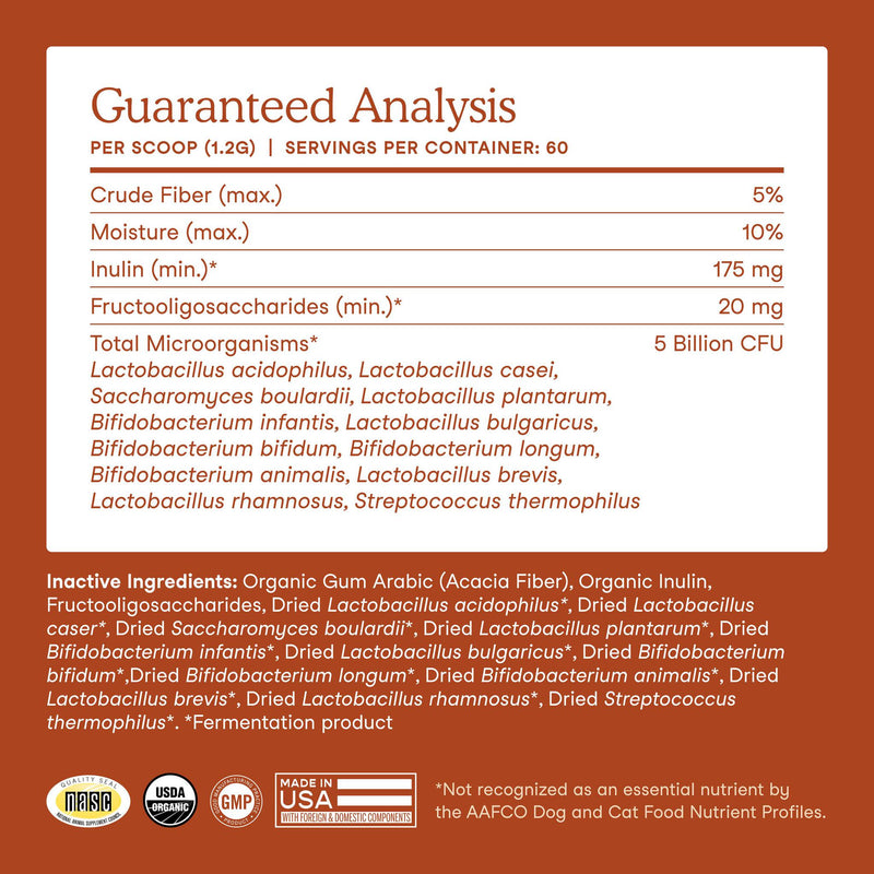 Load image into Gallery viewer, Fera Pet Organics Probiotics with Prebiotics for Dogs & Cats