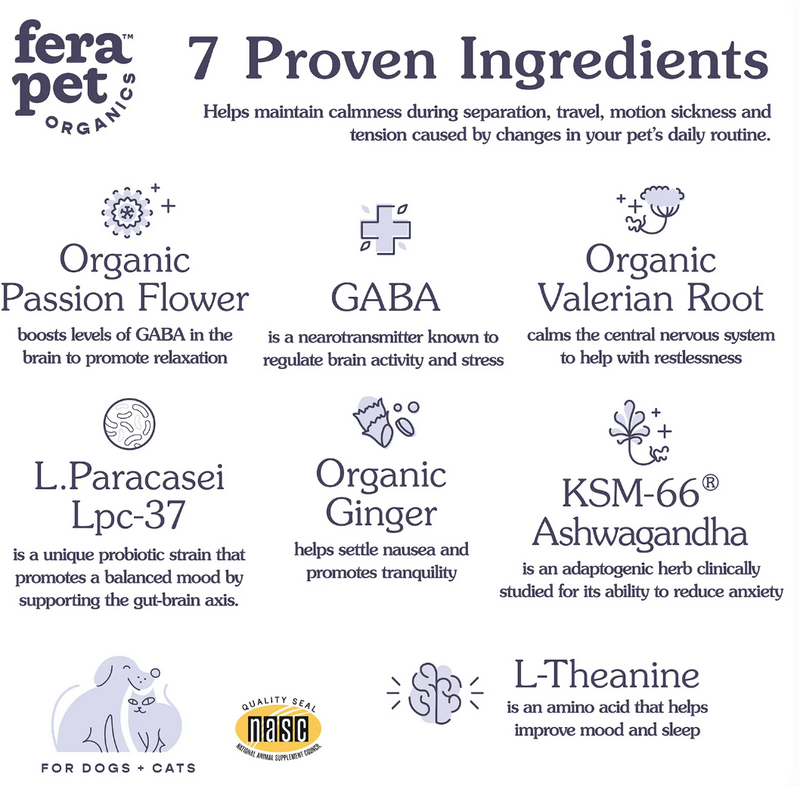 Load image into Gallery viewer, Fera Pet Organics Calming Support for Dogs & Cats