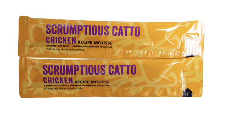 Load image into Gallery viewer, Scrumptious Catto Chicken Mousse Tubes 4pk
