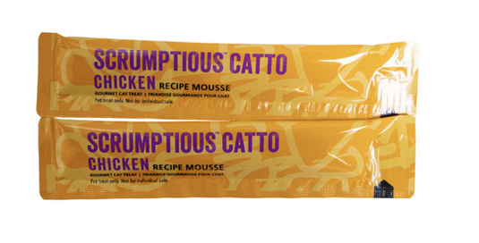 Scrumptious Catto Chicken Mousse Tubes 4pk