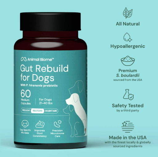 Load image into Gallery viewer, Animal Biome Gut Rebuild for Dogs 60ct - Discover Dogs