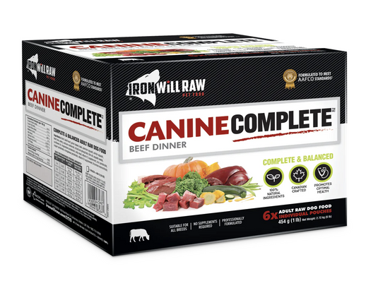 Iron Will Raw Canine Complete Beef Dinner