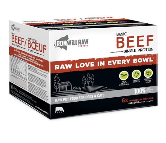 Iron Will Raw Basic Beef 6lb