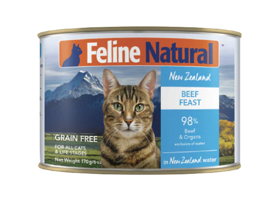 Feline Natural Beef Can 170g