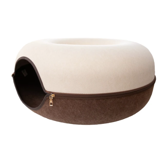 Load image into Gallery viewer, Travel Cat Donut! Cat Hideaway Cave
