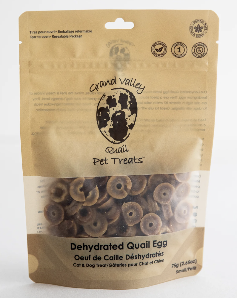 Load image into Gallery viewer, Grand Valley Quail Egg Treats 75g