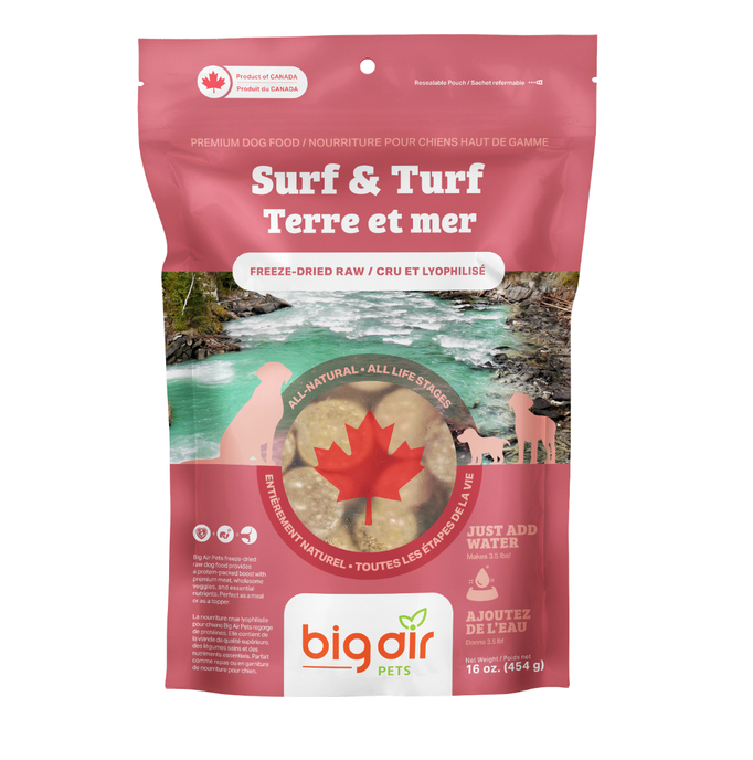 Load image into Gallery viewer, Big Air Pets Freeze Dried Surf & Turf 454g