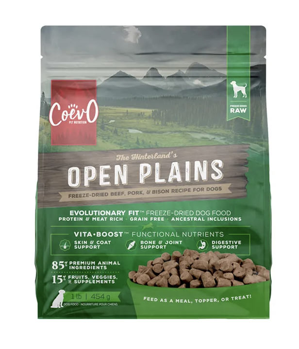 Load image into Gallery viewer, Coevo Dog Freeze-Dried Raw Open Plains 454g