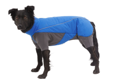 Load image into Gallery viewer, Ruffwear Vert Coverall Jacket Blue Pool
