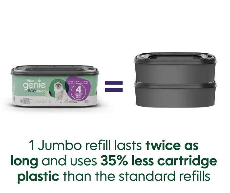 Load image into Gallery viewer, Litter Genie Eco Jumbo Refill Compostable Film 28ft - Discover Dogs