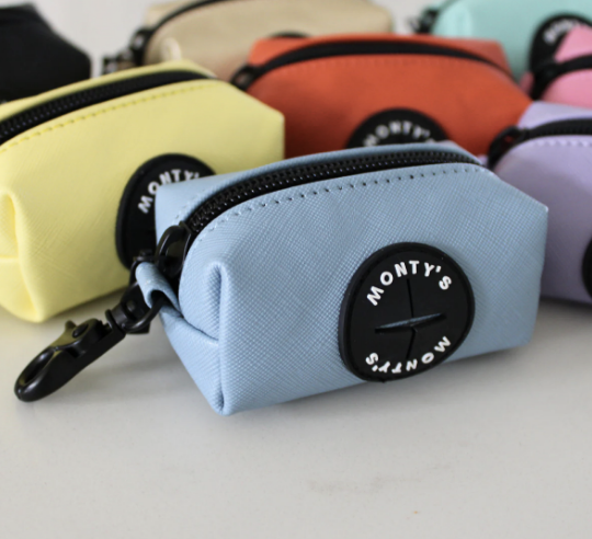 Load image into Gallery viewer, Monty's PU Vegan Leather Poop Bag Dispenser