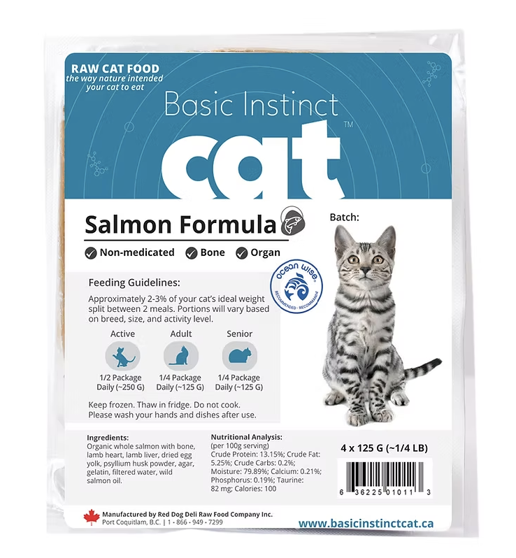 Load image into Gallery viewer, 3P Basic Instinct Cat Organic Salmon