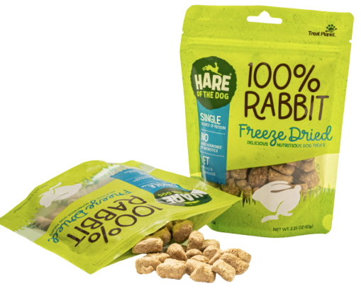 Load image into Gallery viewer, Hare of the Dog 100% Rabbit Freeze Dried Dog Treats 63g
