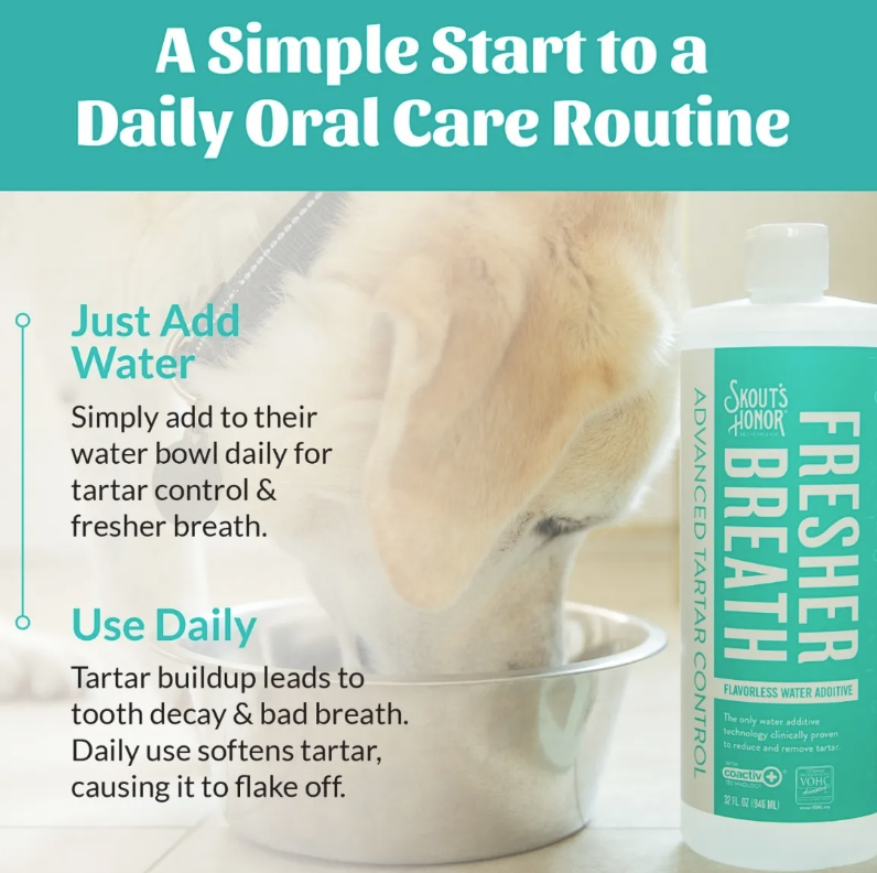Load image into Gallery viewer, Skouts Honor Fresher Breath Water Additive with Advanced Tarter Control 16oz