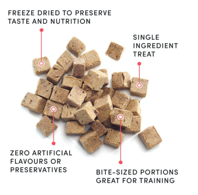 Load image into Gallery viewer, Crumps Mini Trainers Mini Trainers Freeze-dried Pork Hearts 55g