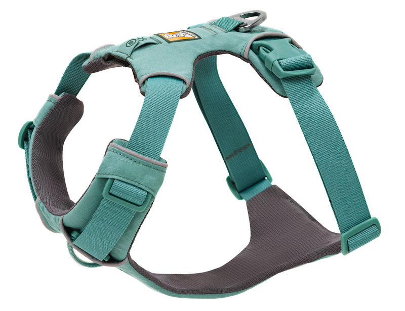 Load image into Gallery viewer, Ruffwear Front Range Harness River Rock Green