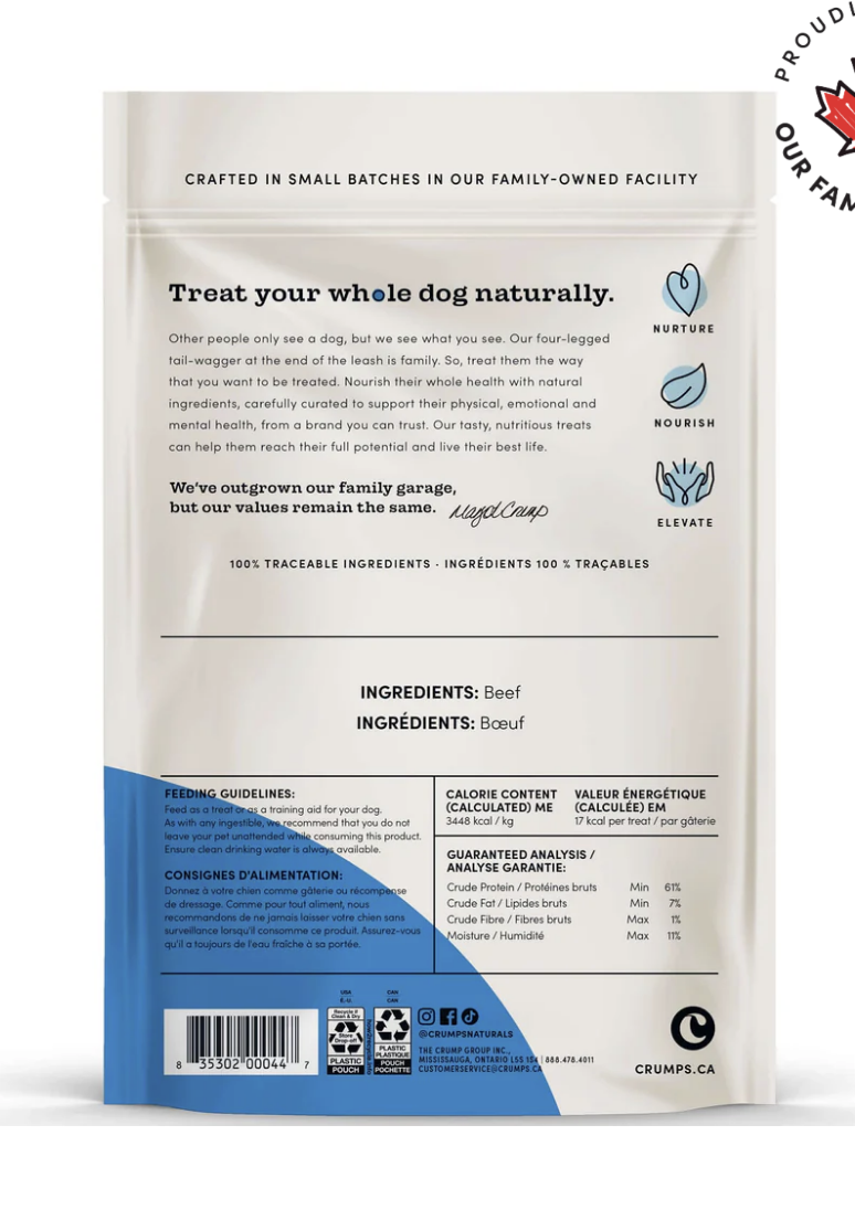 Load image into Gallery viewer, Crumps' Naturals Dog Beef Tendersticks 138g