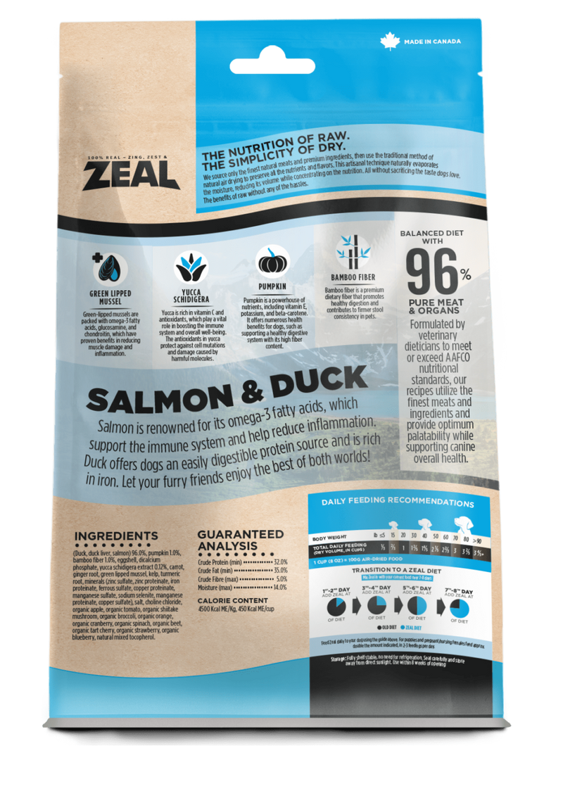 Load image into Gallery viewer, Zeal Air Dried Salmon and Duck