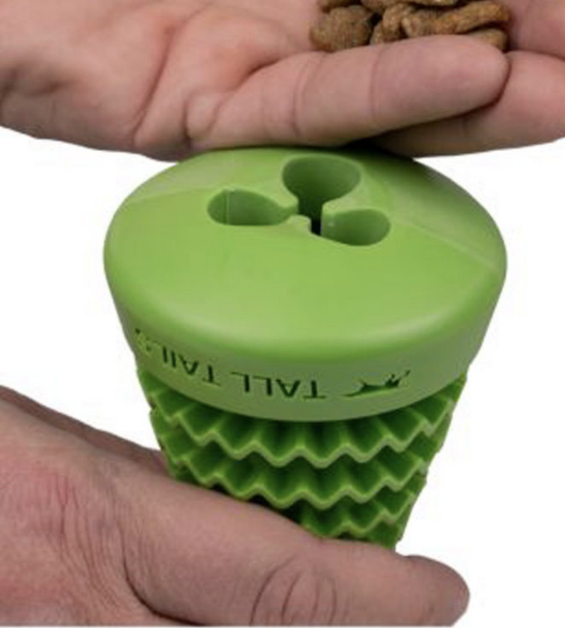 Load image into Gallery viewer, Tall Tails Natural Rubber Evergreen Toy