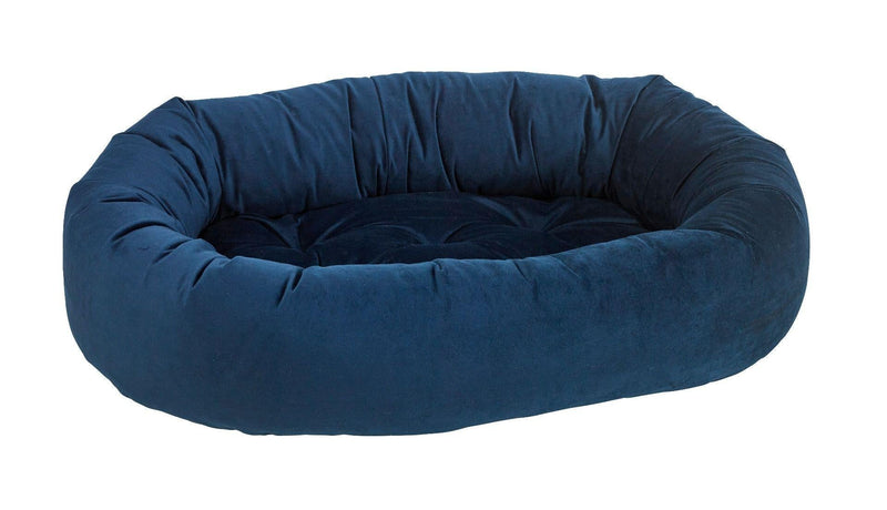 Load image into Gallery viewer, Clearance Bowsers Donut Bed Navy Large