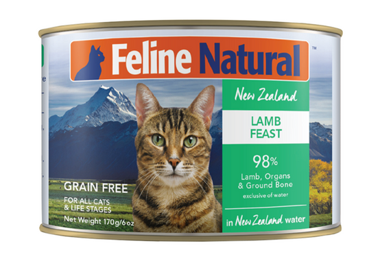 Feline Natural Lamb Can 170g