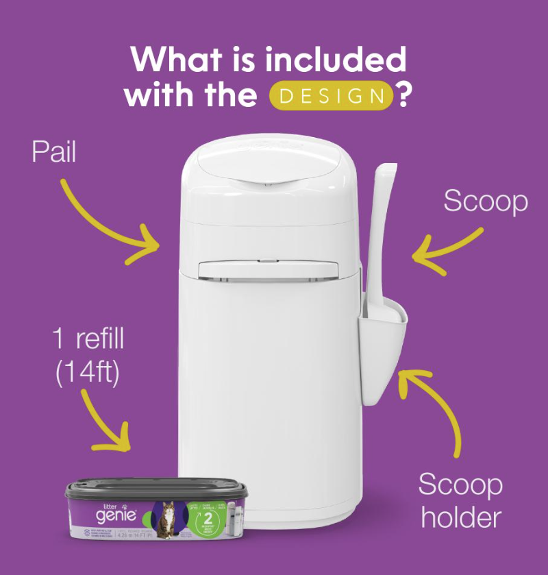 Load image into Gallery viewer, Litter Genie Cat Litter Disposal System w/ Standard Refill