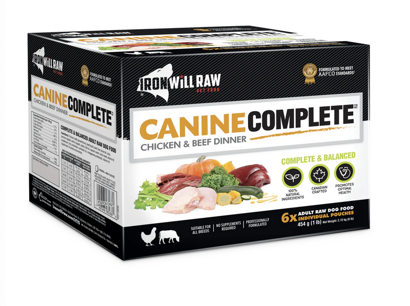 Load image into Gallery viewer, Iron Will Raw Canine Complete Chicken & Beef Dinner