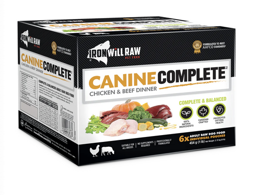 Iron Will Raw Canine Complete Chicken & Beef Dinner