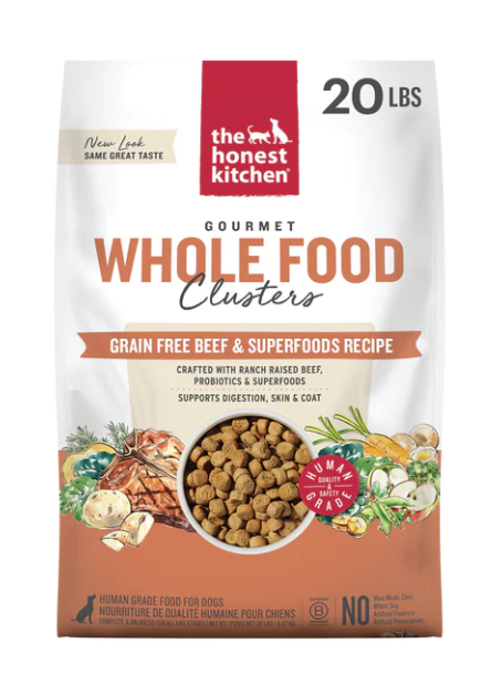 Load image into Gallery viewer, Honest Kitchen Grain Free Beef Whole Food Clusters