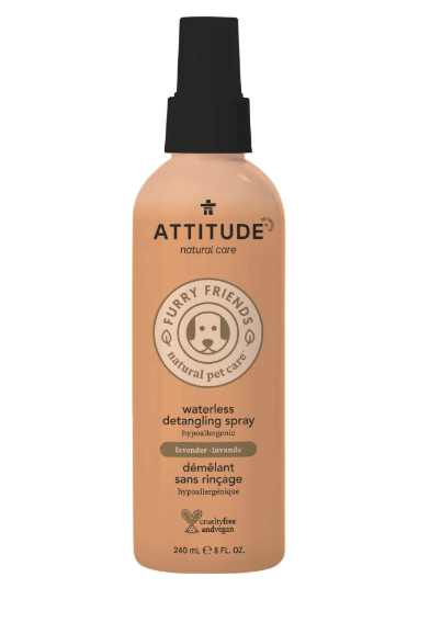 Load image into Gallery viewer, Attitude Itch Soothing Waterless Detangling Spray Lavender 240 ml