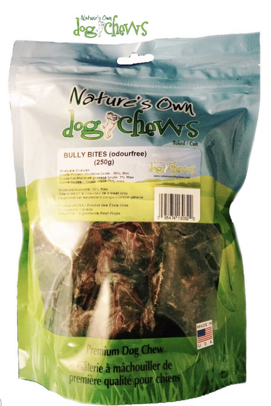 Nature's Own Odour Free Bully Bites 250g