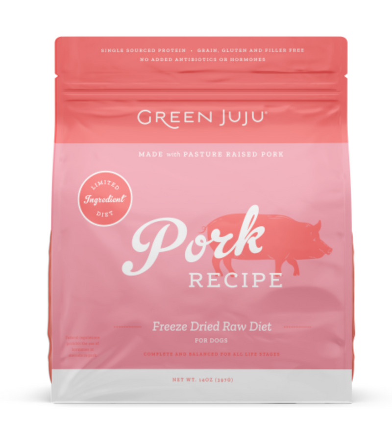 Load image into Gallery viewer, Green Juju Pork Freeze Dried 14oz