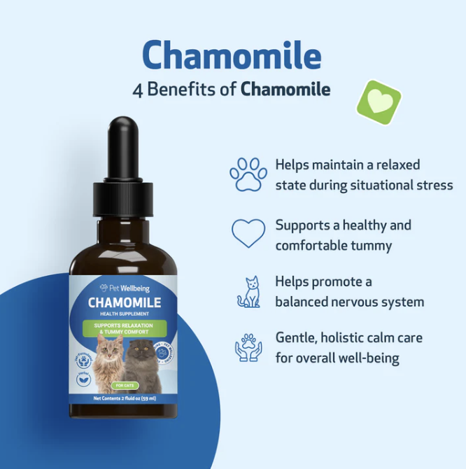 Load image into Gallery viewer, Pet Wellbeing Chamomile for Cats