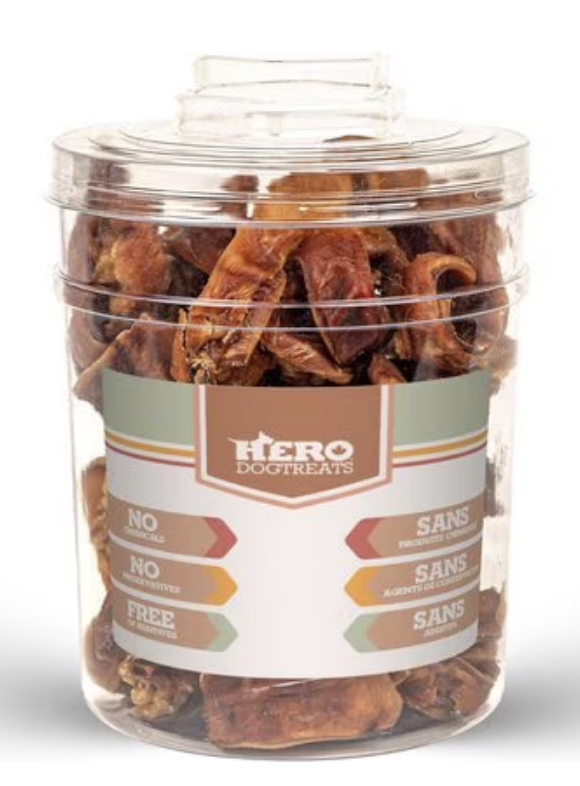 Load image into Gallery viewer, Hero Air Dried Pig Ear Strips Singles