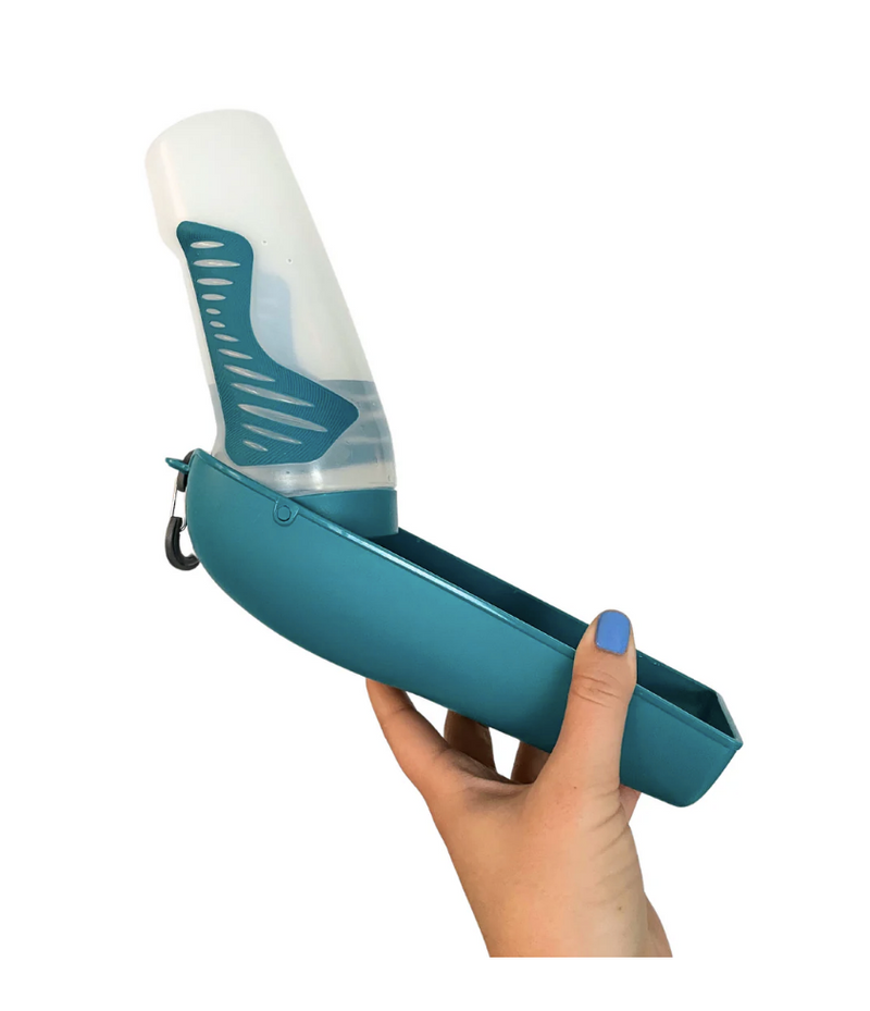 Load image into Gallery viewer, Messy Mutts Water Bottle with Removable Bowl