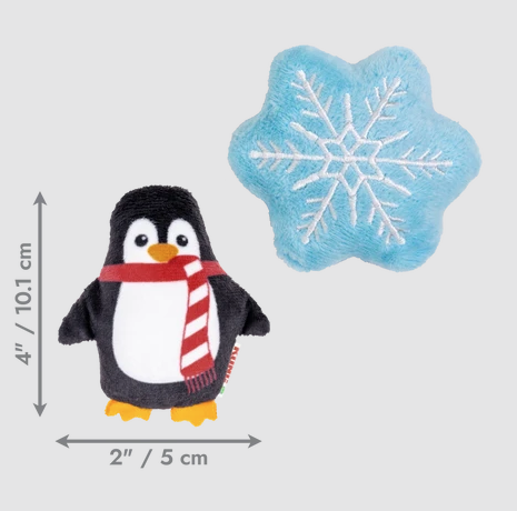 Load image into Gallery viewer, Kong Holiday Scrattle Cat 2pk