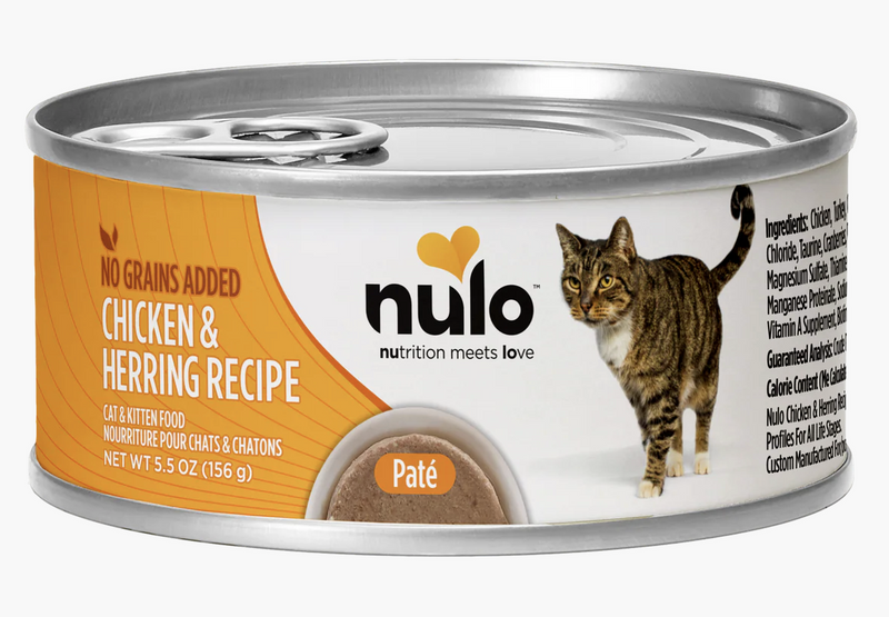Load image into Gallery viewer, Nulo Cat Chicken & Herring Pate Can