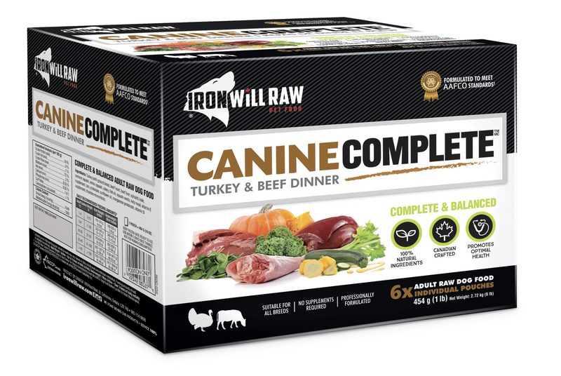 Load image into Gallery viewer, Iron Will Raw Canine Complete Turkey & Beef Dinner