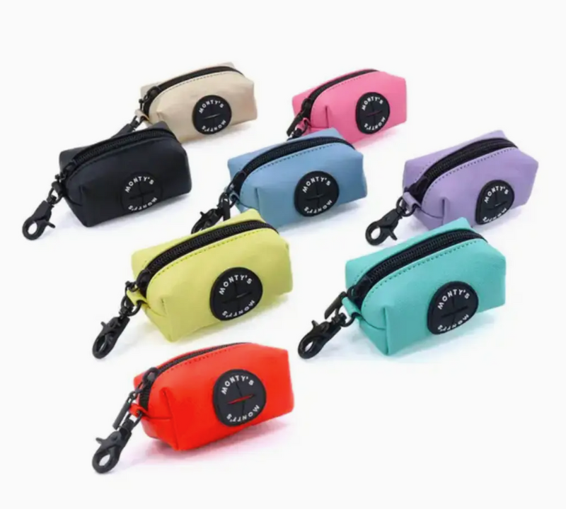 Load image into Gallery viewer, Monty's Vegan Leather Poop Bag Dispenser