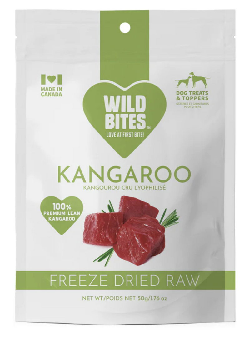 Load image into Gallery viewer, Wild Bites Freeze Dried Kangaroo 50g
